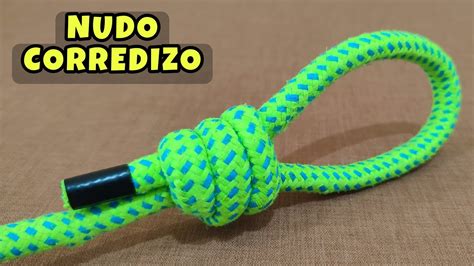 nudo corredizo ajustable paso a paso|Cómo hacer un NUDO CORREDIZO paso a paso